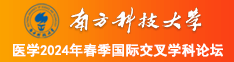 插插插进操操南方科技大学医学2024年春季国际交叉学科论坛